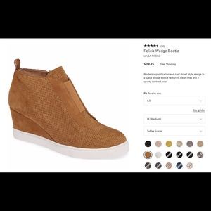 Linea Paolo wedge booties